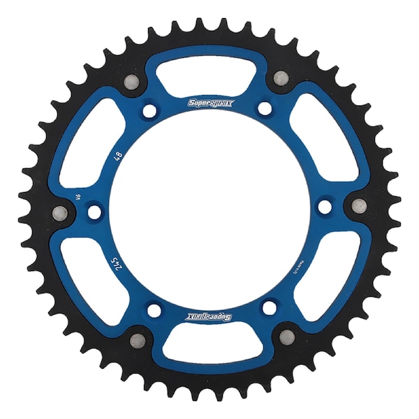 Supersprox Blue Stealth Sprocket For Yamaha WR250X Supermoto 2008-2011 RST-245-48-BLU - main